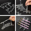 Acrylic 6-Slots Display Stand, Eyebrow Fountain Pen Pencil Jewelry Makeup B