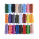 24 Spools Mixed Colors Polyester Sewing Supply Quilting Threads Set All Purpo Pf