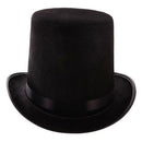Halloween Top Hat Black Topper Ring Master Magician