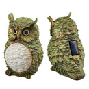 Solar Powered Decorative Garden Ornament Animal Birds Pathway Light LED Owl K0Q2