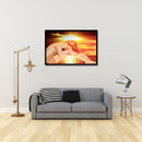 Art Mosaic DIY Girl with Sunrise Craft 5D Full Round Drill Diamond Painting