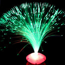 LED Multi Colour Changing Fibre Optic Fountain Night Light Lamp Home Decor MGAU