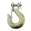 4pcs 1/4" G70 Steel Winch Hook Recovery 4x4 4WD Slip Hook Zinc Plated Alloy