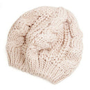 Winter Lady's Warmer Knitted Beret Braided Ski Cap Baggy Beanie Crochet Hat H2P9