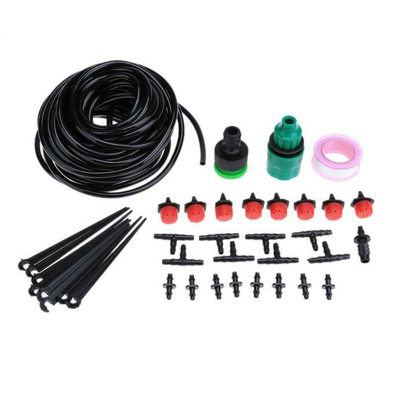 5M Diy Automatic Mini Drip Irrigation System Plant Watering Garden Hose Kit