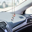 1*Car Rear View Mirror Hanging Decoration Lucky Cat Pendant Auto Accessorie N5B8