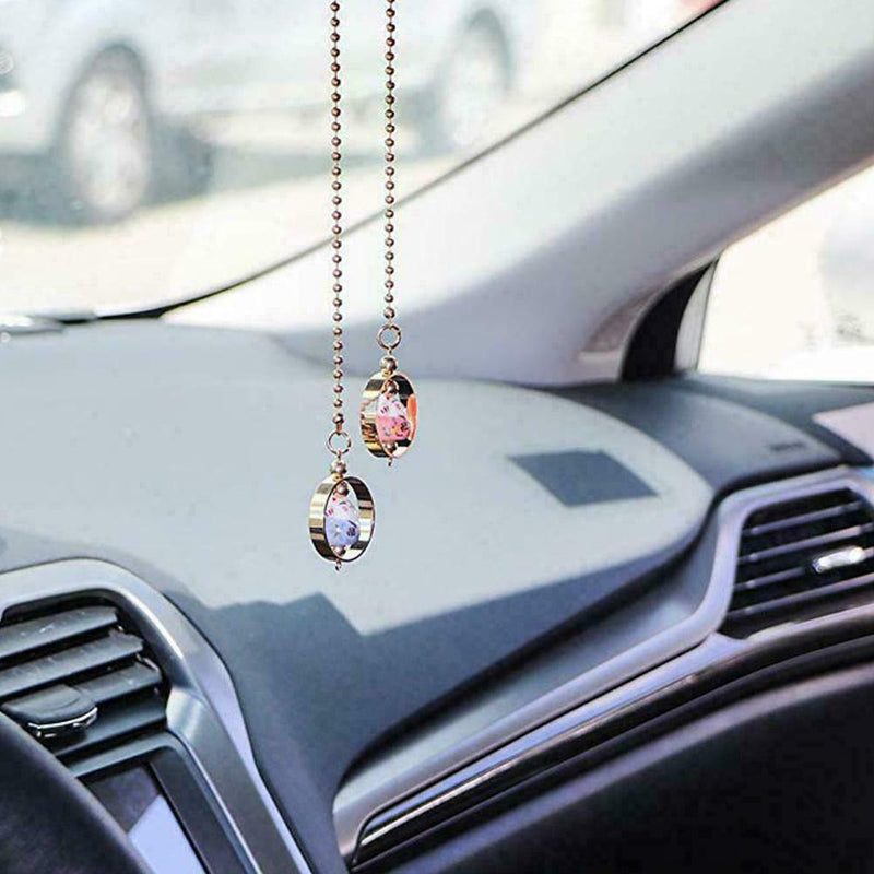 1*Car Rear View Mirror Hanging Decoration Lucky Cat Pendant Auto Accessorie N5B8
