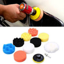 Car Buffing Pads Polishing Buffer For Drill Sponge Waxing Foam Sealing Kit E1I4