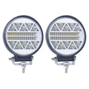 2Pcs 62W Offroad LED Light Bar Flood Spot Combo Beam Spotlight 12V For Jeep