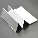10 Plates Aluminum Camping Stove Windshield for Outdoor, Hiking, Picnic