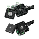 QR-40 Quick Release Plate with Adapter for DSLR Camcorder Tripod Ball Head