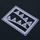 1pc Metal Flags Square Dies Stencil Craft Embossing Cut Die For DIY Card