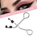 Magnetic Eyelashes Clips Set - 2pairs Eyelashes&golden Curler Eyelash O2O4
