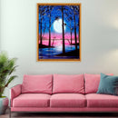 5D DIY Full Drill Diamond Painting Moon Embroidery Mosaic Kit Home Decor