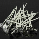 2017 Pack of 50 15cm Pre Waxed Wicks for Candle Making .With Sustainers Nic D0R7