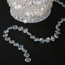 99FT Garland Diamond Acrylic Crystal Bead Curtain Wedding DIY Party Decor