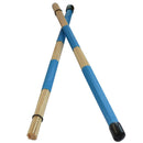 1 Pair 40cm Rod Drum Brush Drum Sticks Drumsticks for Jazz Folk Music Blue