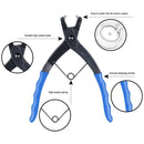 Pliers Circlips Snap Ring Grip Plier 50 Mm Long Nose 1.2Mm 90 Degrees Bends V1L8