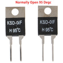 2Pcs  Normally Open Thermal Switch Temperature Sensor Thermostat KSD-01F 95 De3C