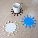 Water-Drop Shape Silicone Drink Coasters Table Cup Mat Home Decor Drink Cup Z1J2