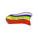 Women Men Rainbow Colorful Brooch Enamel Clothes Badge Collar Lapel Pin (1) A