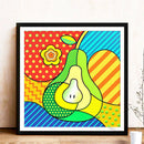 5D DIY Full Round Drill Diamond Painting Pear Cross Stitch Embroidery Kit