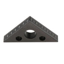 Square Triangle Protractor Framing Measure Ruler 45 90 Degree Carpenter Tool
