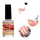 15ml Transfer Foil Adhesive Nail Glue Star For Paper White Clear Pretty E3W8