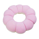 Sun Flower Ring Shaped Seat Cushion Soft Plush Chair Cushion Pink