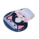 New Skid Resistance Memory Foam Comfort Wrist Rest Support Mouse Pad Cat