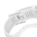Silicone Wrist Band Strap Holder with Clasp for Polar M200 Sport Watch White