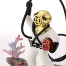 Underwater Animation Landscape Treasure Hunt Diver Pneumatic Decor (White)