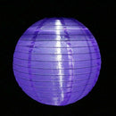 Waterproof LED Solar Cloth Chinese Lantern Festival Hanging Lamp (Purple)