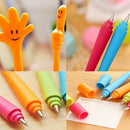 Funny Free Bending Hand Sign Ballpoint Pens Novelty Pens Noble Cute Gift Pe L7Q4