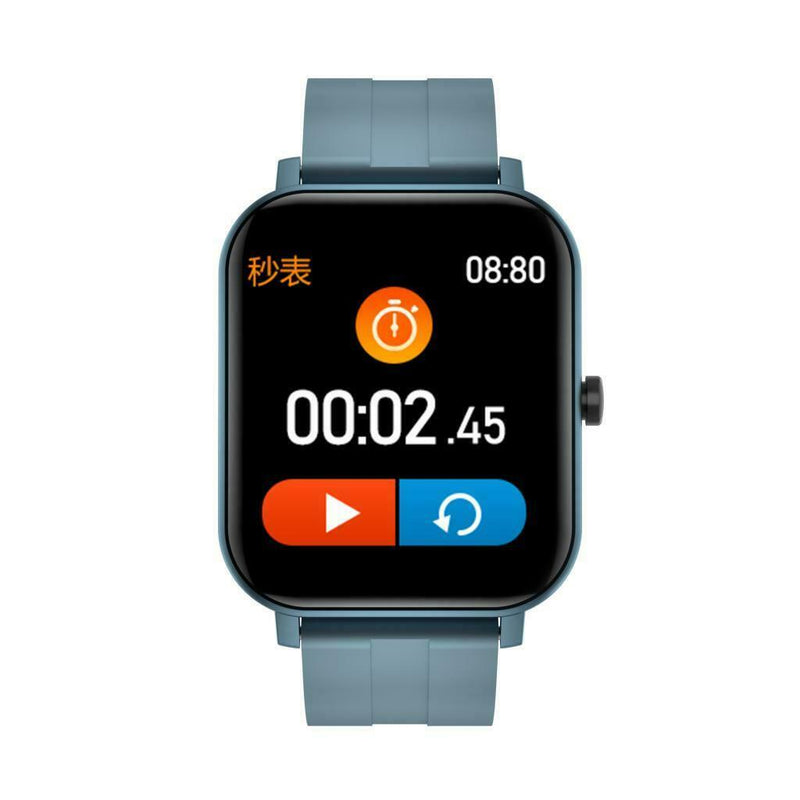 F22 Sport Bluetooth Heart Rate Monitor Smart Watch Wristband blue