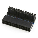 90 Degree Desktop Motherboard ATX 24Pin Female to 24Pin Male Power Adapter