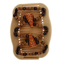 Women Ladies Easy Magic Beads Wooden Double Comb Clip Stretchy Headwear Gift