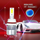 2PCS 9004 HB1 200W LED Headlight Conversion Bulbs Lamp White 6000K Bulbs beam