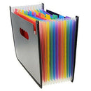 File Folder Organizer 12 24 Pockets Document Organizer Wrap and File Guides A2A5