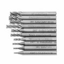 10pcs set Straight Shank 4 Flute End Mill Cutter Drill Bit Metal Power Tool