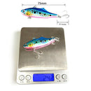 Whole 5 Color Sinking Vib Fishing Lok Ken Minnow Artificial Bait Vibration
