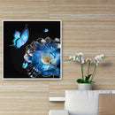 5D Diamond Painting Flower Butterfly Full Round Rhinestone Picture Decor A