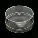 Plastic Container & Lid Cup for Cleaning Fluid & Alcohol 75mm Watch Repair