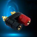 Dual Head Bind Post Amplifier Speaker Cable Terminal Plugs Socket Connector MRV