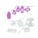 3pcs Conch Lantern Cutting Die Stencil Scrapbook Embossing Folder DIY Craft