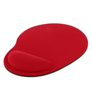 Anti-slip Mousepad Wrist Rest Gaming Smooth Desk Mat for Magic Mouse Red