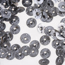 100pcs 12.5x 5mm Waxed Candle Wick Metal Sustainers Candles Holders Tool PartME