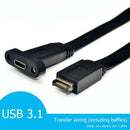 USB 3.1 Front Panel Header Type E M to Type C F Motherboard Expansion Cable