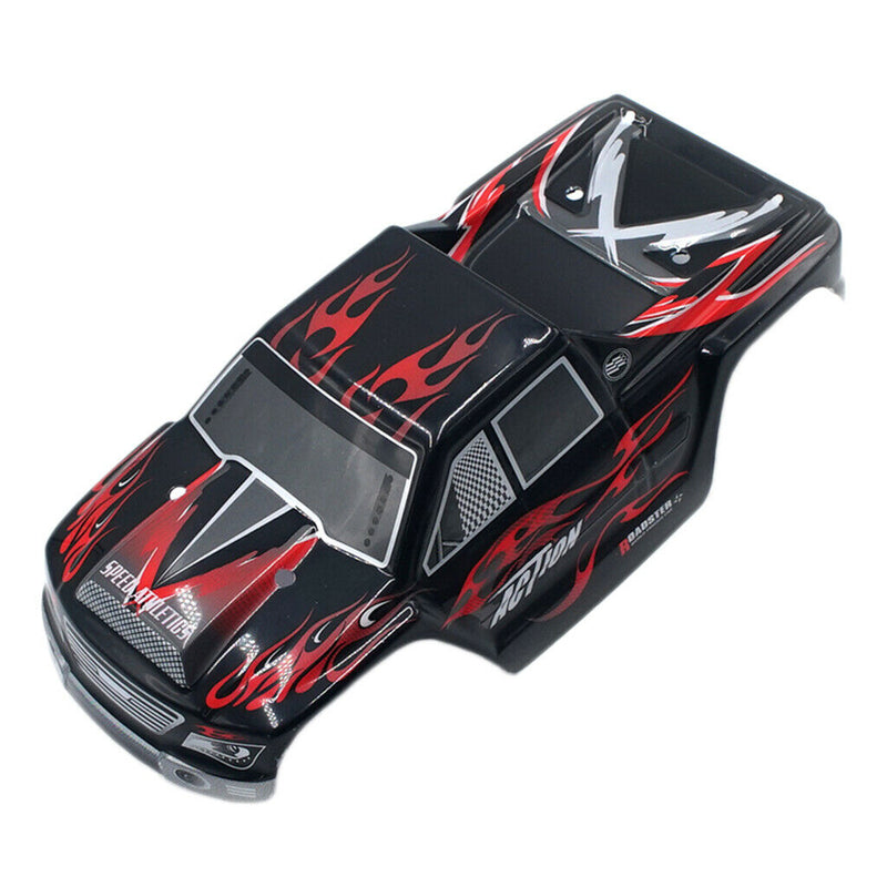 RC Car Body Shell Cover Compatible with 1/18 Wltoys A979-05 Red Painted