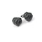 20pc 6N-4 Strain Relief Bushing SJT 18AWG T=0.5~1.6mm Nylon 66 Black JR
